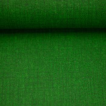 Preview: 50x70 cm Zuschnitt Baumwolle beschichtet Uni Grasgrün meliert Charly by Swafing